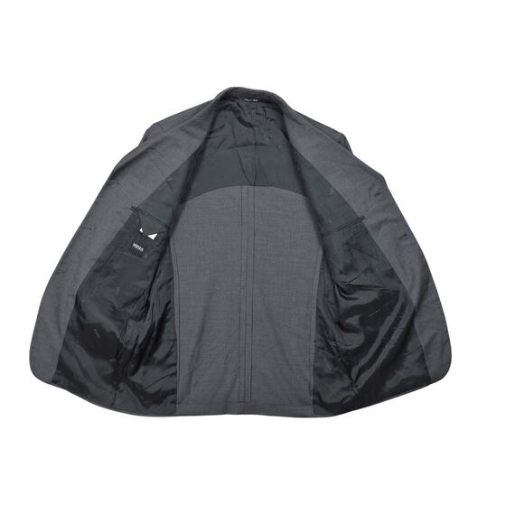 Versace Versus Men's Gray Virgin Wool Blazer Size 40/54 3 Button Made in Italy - Picture 4 of 11